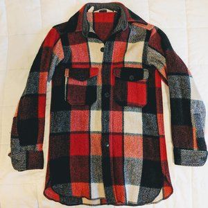 Vintage Woolrich Buffalo Plaid Shirt Jacket Small